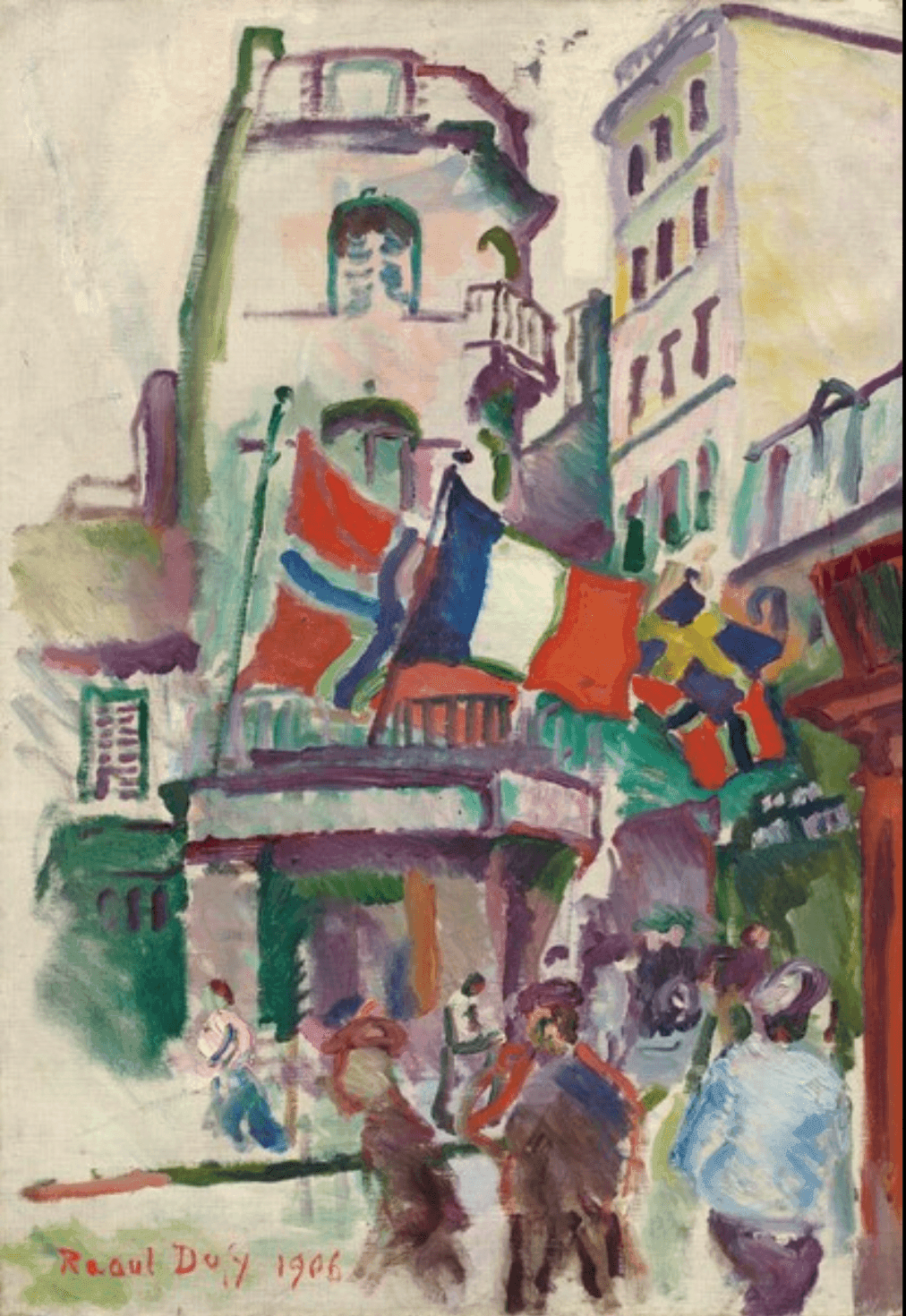  Raoul Dufy – The 14th of July at Le Havre (1906)