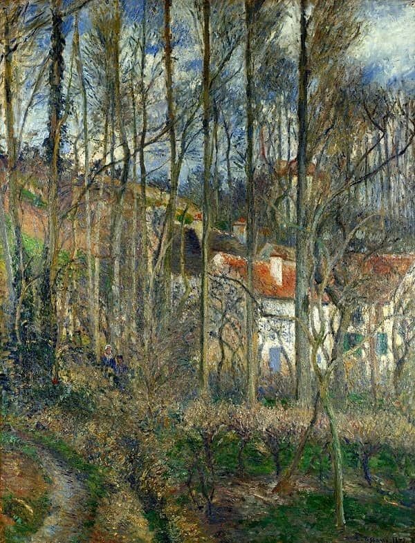 Camille Pissarro – Côte des Bœufs at L'Hermitage (1877)