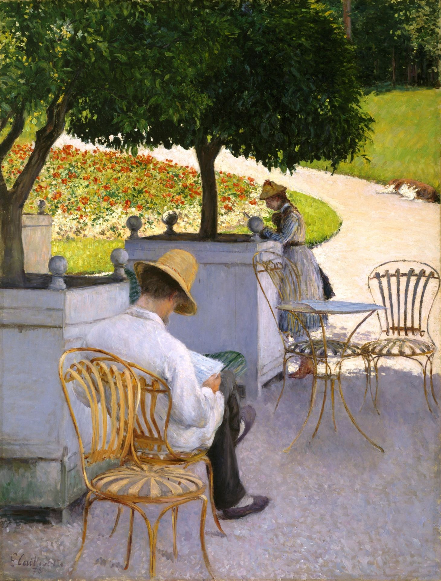 Gustave Caillebotte – Les Orangers (1878)