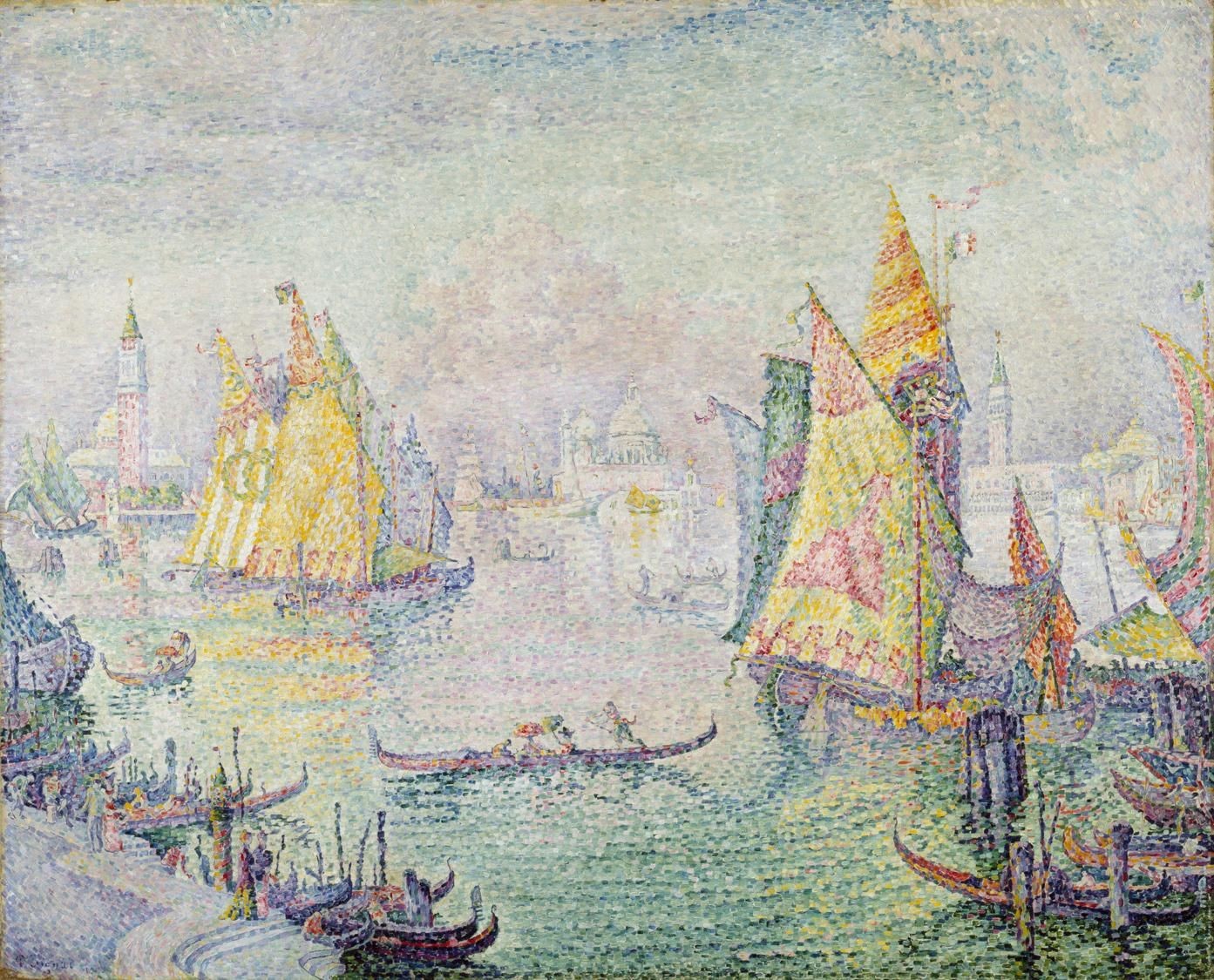  Paul Signac – The Lagoon of Saint Mark, Venice (1905)