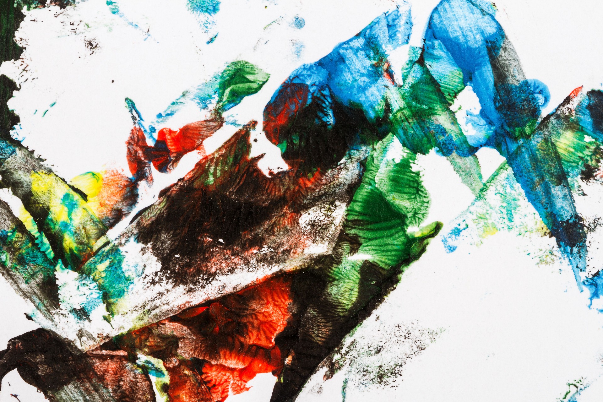Fondo pintado a mano colorido abstracto